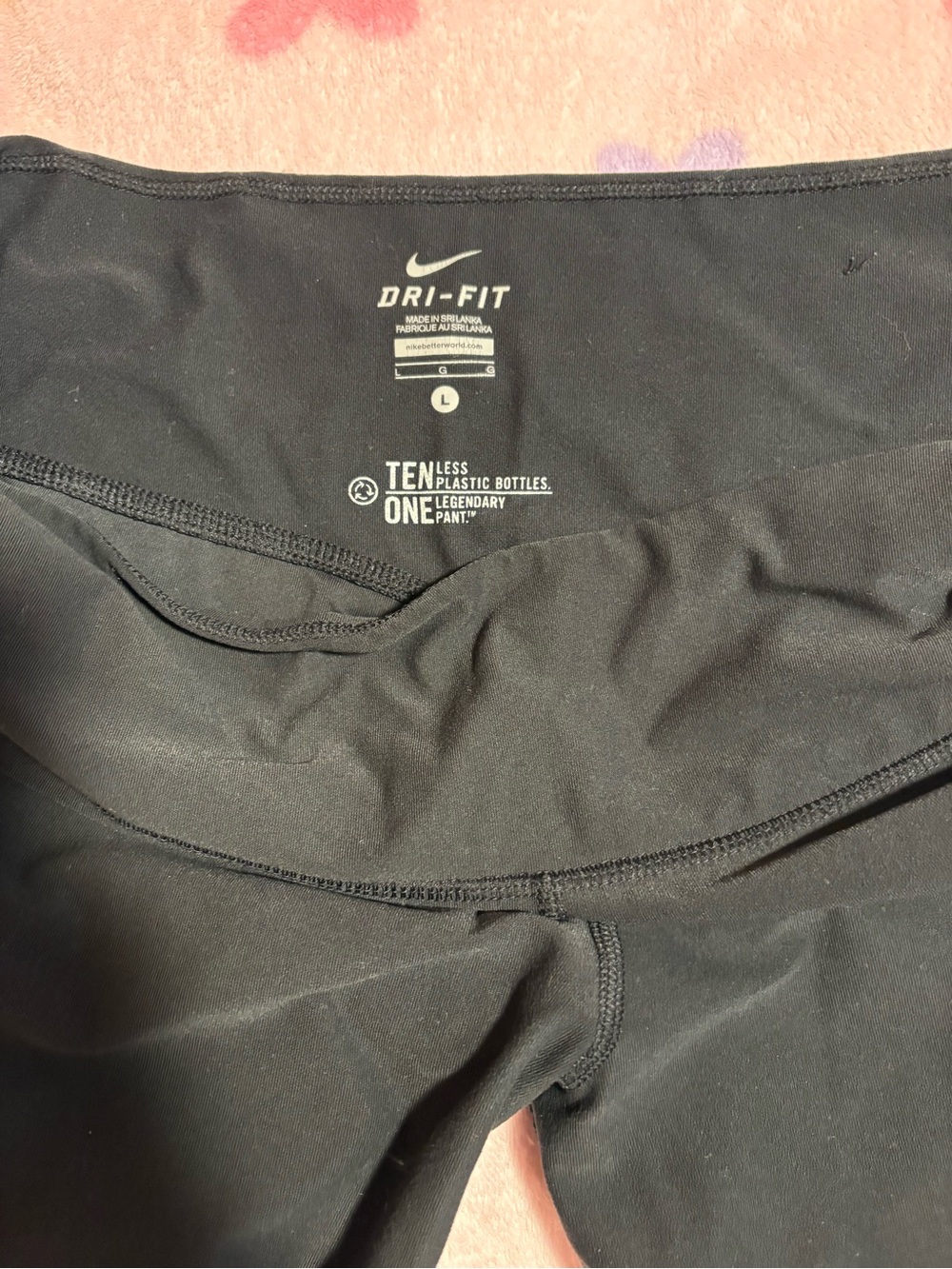 Nike Black Dri-FIT Low Rise Leggings